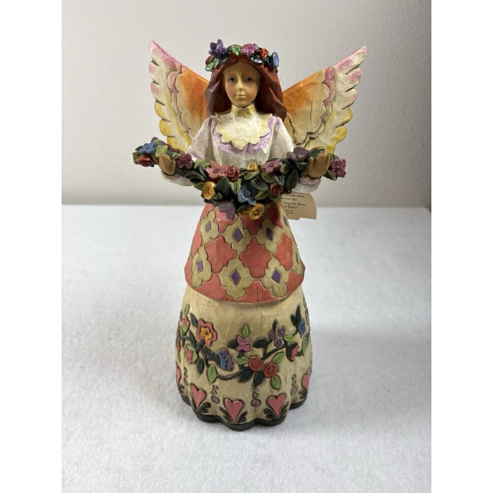 Jim Shore Angel of Gratefulness Heartwood Creek  Figurine 2002 10" 108921